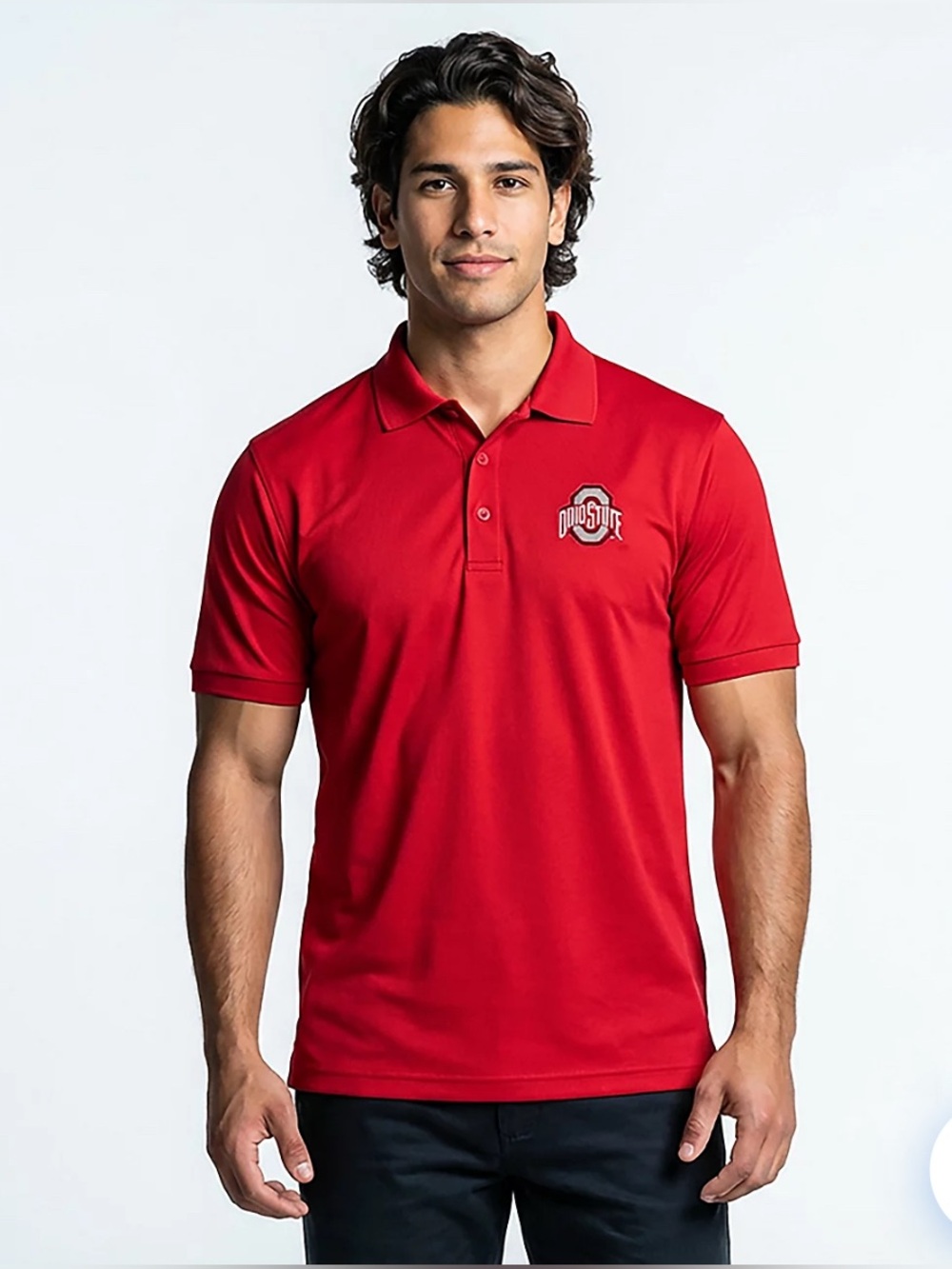 Antigua Men's Ohio State University Legacy Pique Polo Shirt